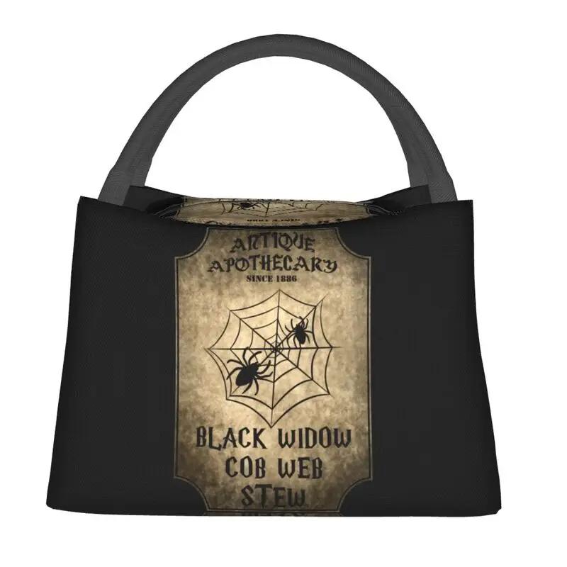 Halloween Insulated Lunch Tote Bag for Women Gothic Occult Thermal Cooler Food Lunch Box Office