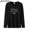 BITCED Men's Spring and Autumn Slim Trend Long-sleeved T-shirt Versatile O-neck Bottoming Shirt