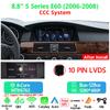 8.8" Wireless Carplay Auto Car Radio For BMW 5 Seires E60 LHD 2006-2012 CCC CIC System Android 13 GPS Multimedia Video Player FM BT