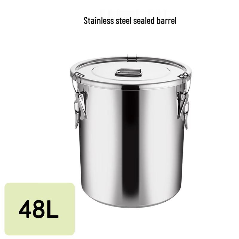 Lu Fenglai 48L Stainless Steel Storage Bucket