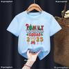 Pink Christmas Tree Graphic Print T-Shirt Girls for Children'S New Year Clothes Christmas Party T Shirt Fashion New Boys Tshirt