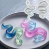 Heat-resistant 3D Cobras Mold Large Snake DIY Handmade Tools  Wall Hanging Decor