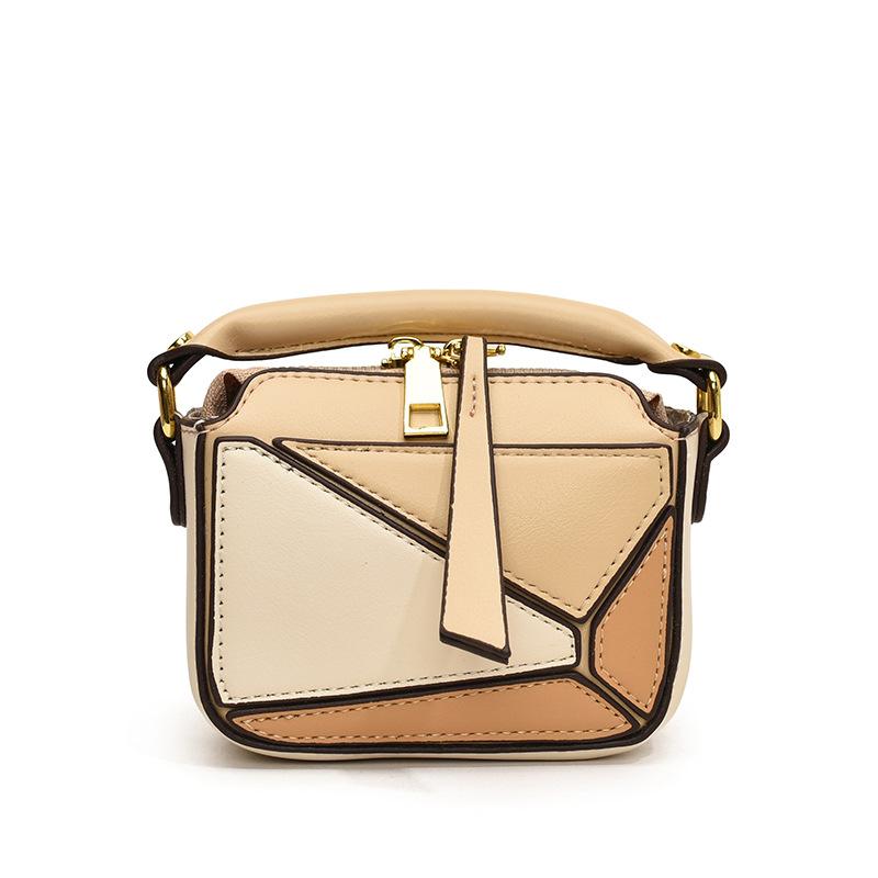 

Современная мини-сумка-тоут для детей с шикарными цветовыми сочетаниями и универсальностью бежевый