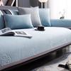 Summer Non-slip Sofa Cover Rose Cooler Sitting Cushion Simple Modern Sofa Cover Ice Silk Sofa Cushion