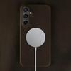 Luxury for Magnetic Magsafe Samsung Galaxy S23 Ultra Leather Phone Case for Samsung S24 S23 S22 S21Plus Wireless Charging Cover