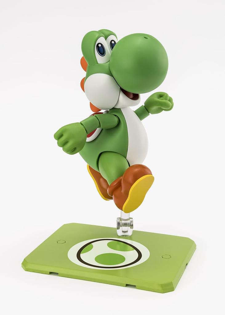 TAMASHII NATIONS Super Mario Yoshi 110mm ABS PVC Painted Action Figure S.H.Figuarts (SUPER MARIO) Approx. &