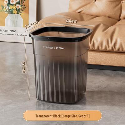 Mi Ling Transparent Trash Can