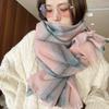 Sciarpa invernale in cashmere imitazione autunno inverno Sciarpa scozzese invernale Donna