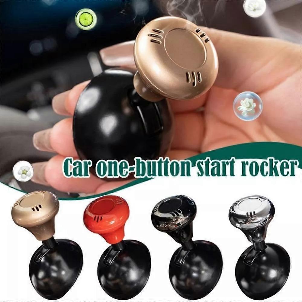 Car One Button Start Lever, Car Push To Engine Start Stop Button Rocker