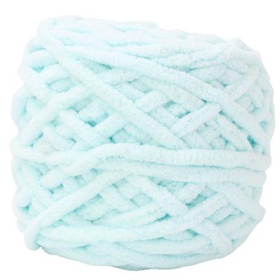 Vienas storas ledo juostos siūlas adata mezgimui, audimas, antklodė, šlepetės linija(Aqua Blue)