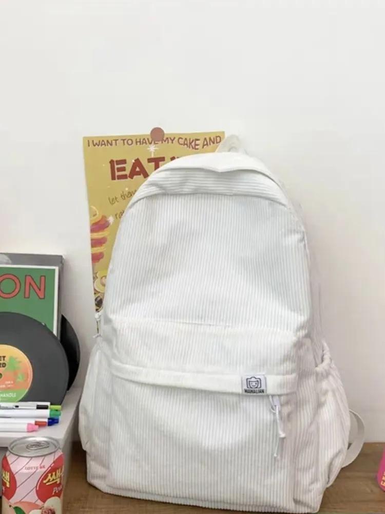 Casual Lightweight Backpack for Women Durable Material Adjustable Straps Multi-Compartment Design Suitable for Daily Use Travel and School One Size