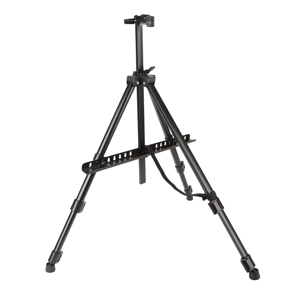 Künstler Staffelei Ständer Ferrolegierung Verstellbar Faltbares Stativ Ausstellungsstaffelei zum Zeichnen Malen Schwarz