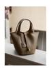 2025 High-End Genuine Leather Bucket Handbag - Classic, Versatile, Large Capacity Mommy Bag