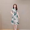 Elegantes, taillenbetontes A-Linien-Sommerkleid - 2025 Göttinnen-Vibe