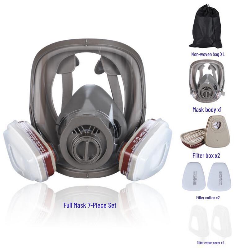 Brangdy 6800 Full Face Respirator Mask Kit One Size