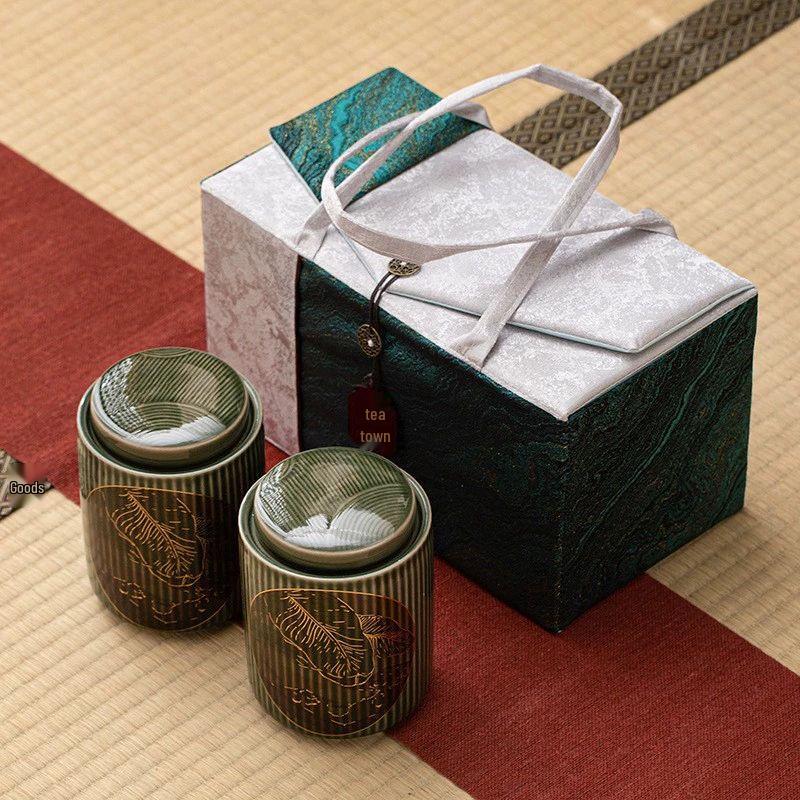 

Набор подарочных цилиндрических керамических банок для хранения чая Ниэрсинь