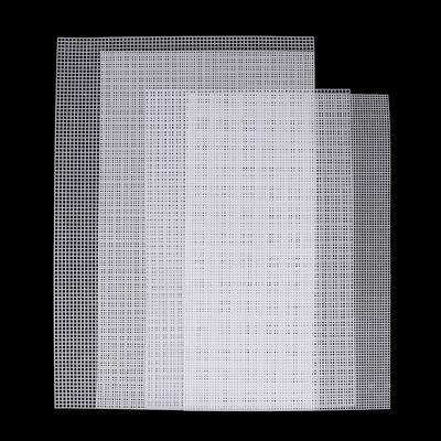 Handcraft Latch Hook Bags Made Plastic Grid Hook Crafts Accessory Plastic Mesh Cloth For Bag Rug Thread Hook Craft Supplies