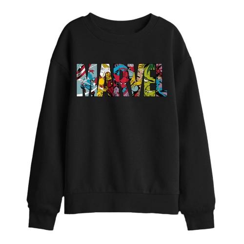 Marvel Childrens/Kids Characters Logo Sweatshirt