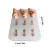 Food Grade Silicone Miniature Squirrel Mould For Baking Craft Chocolate Soap Making Heat Resistant