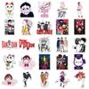 50 DANDADAN Cartoon Animation Waterproof Stickers for Scrapbooks, Luggage, and Thermos.
