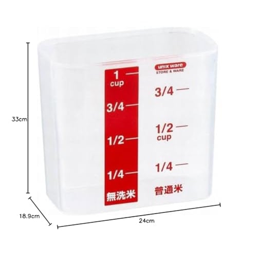 Asvel Drawer Rice Container, 6kg Wide