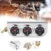 3 In 1 Car Triple Gauge Oil Pressure Water Temperature Current Instrument For Vehicle