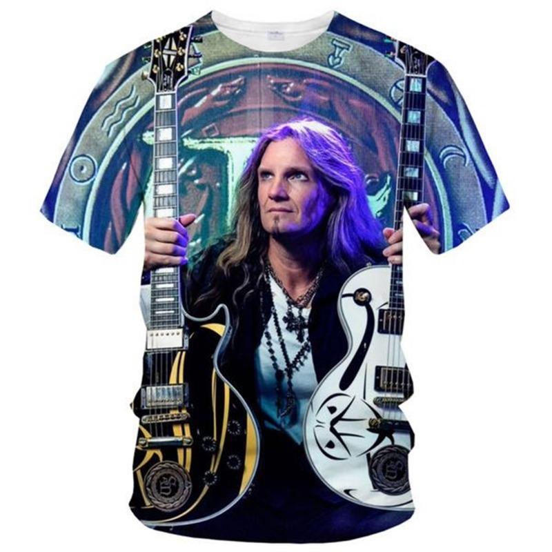 Horký výprodej Whitesnake Pánské/dámské Módní Slim Tričko 3D Potisk Tričko Ležérní Top Dětské Oblečení Plus Size 100-6XL Oversize