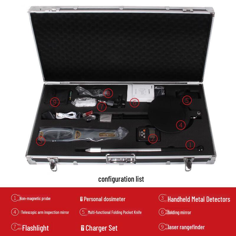ZUITUBAO 9-Piece Portable Security Inspection Tool Kit
