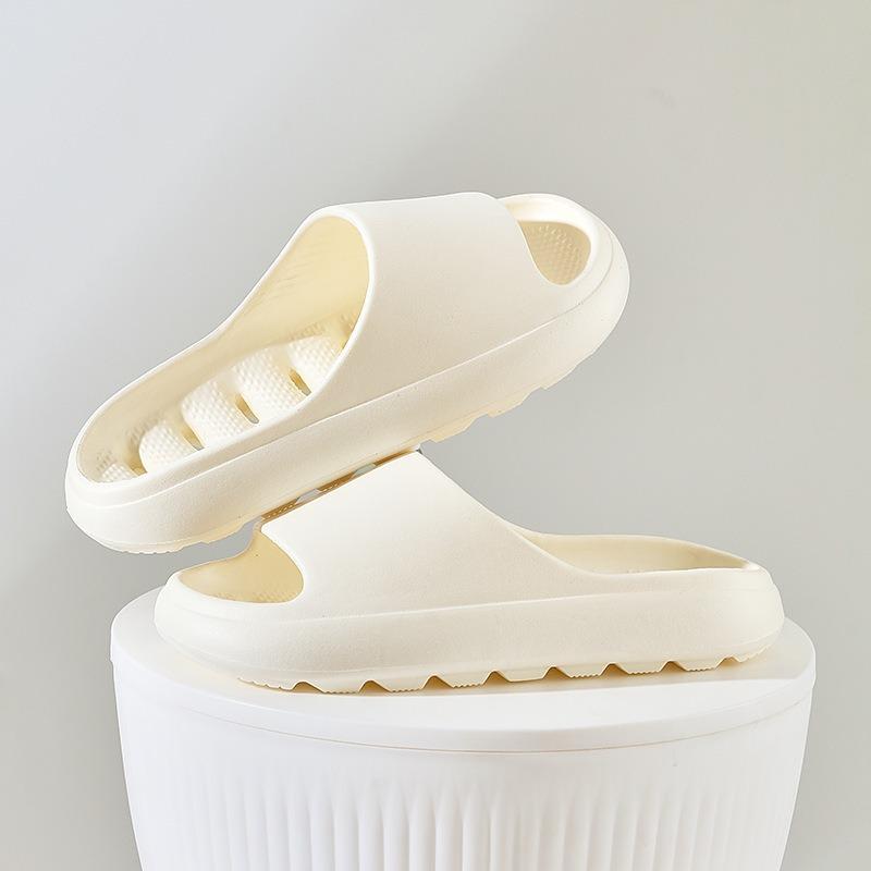 Herren Hausschuhe Plateau Hohlsohle Schnelltrocknende Sandalen Sommer Badezimmer Superleichte Weiche Rutschfeste Hausschuhe für Damen Pantuflas