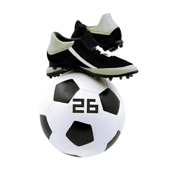 

Різдвяна прикраса Футбольний дизайн Легко вішати Декоративна святкова підвіска з візерунком на святкову тематику Домашній декор C