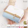 [Barsado] Women's Bifold Wallet, Compact, Children, Girls, Children's Wallet, Mini Wallet, Bifold, Elementary School Students, Coin Purse, Coin Case