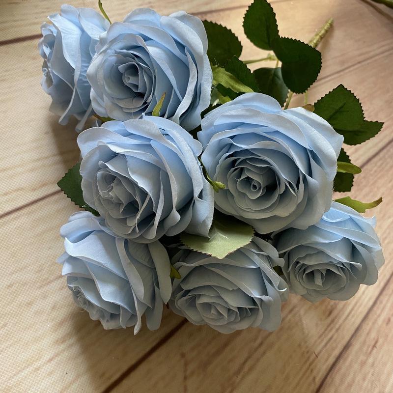

Artificial Multi-Head Rose Bouquet for Wedding Ceremony & Photography Props