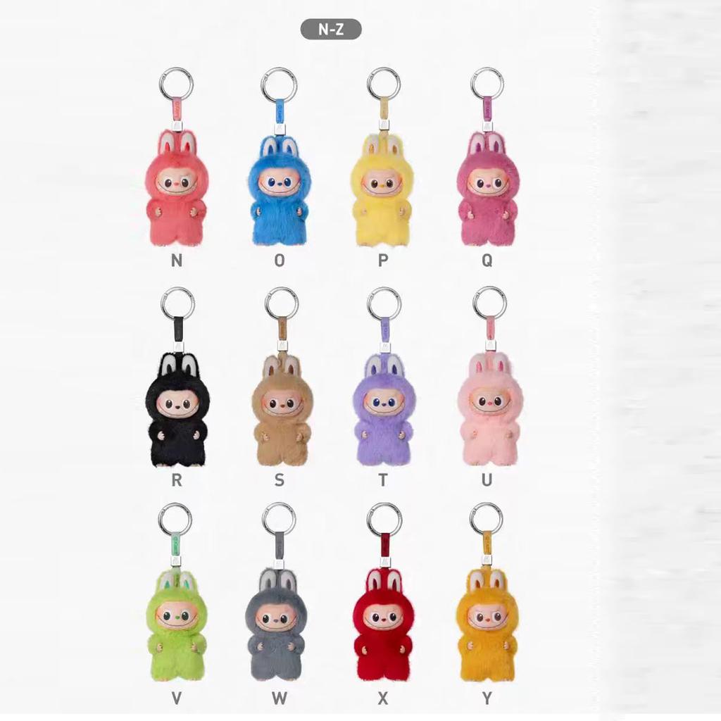 2 Cutii de Brelocuri de Pluș 4.0LABB, 10,5 cm Litere A-Z Pot fi Decorate și Agățate pe Telefoane Mobile, Rucsacuri, Biciclete, Mașini