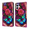 For iPhone 17 Case PU Leather Wallet Phone Cover with Stand