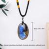 Natural Blue Labradorite Healing Crystal Pendant Necklace Gemstone Jewelry For Spiritual Balance Meditation