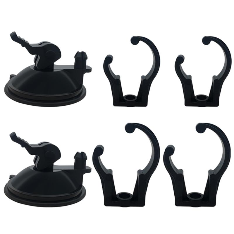 

1set Aquarium Suction Cup Clip Fish Tank LED Light Angles Adjustable Buckle with Suction Cups Aquarium Accessories чёрный