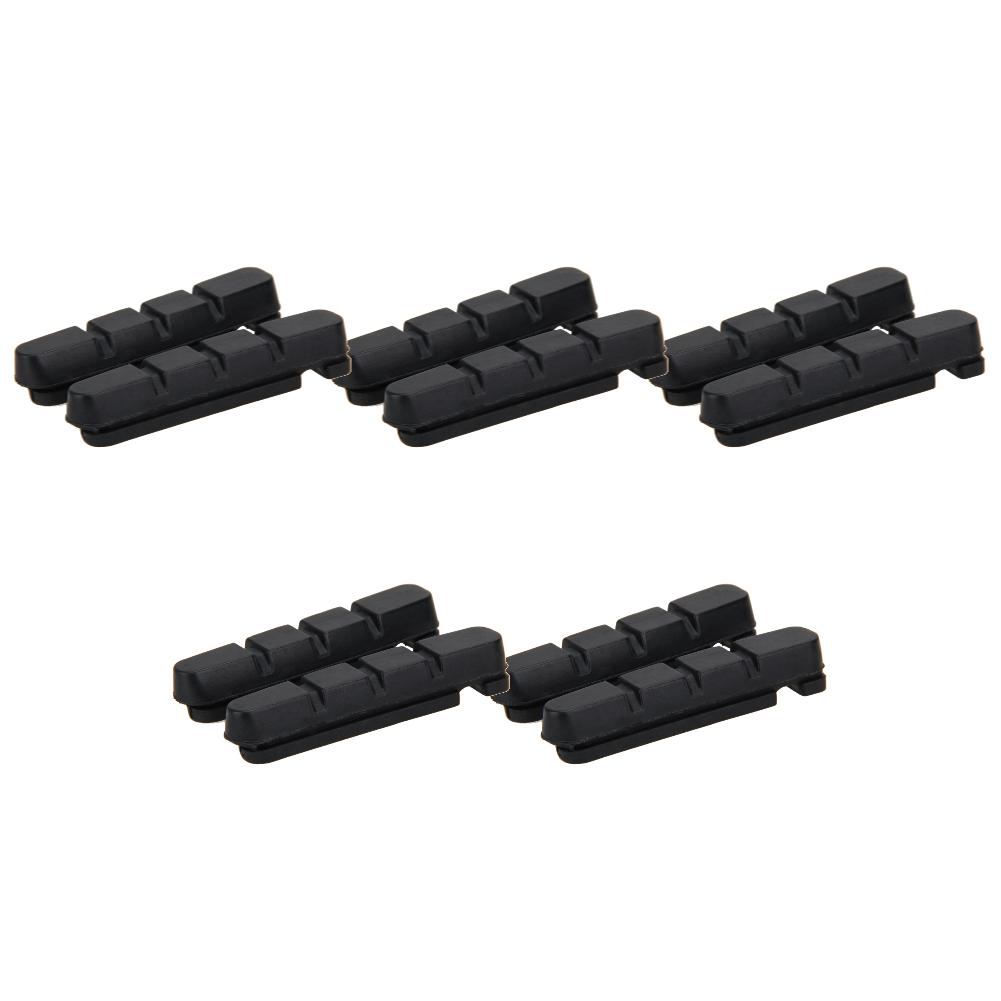 1-10 Pair Road Bike Brake Pads Shoes for 450TCR Bicycle C Clamp Brake Rubber Pads for Outdoor Cycling Supplies