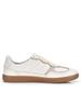 Men's Genuine Leather Retro White Casual Sneakers - Versatile German Training Style