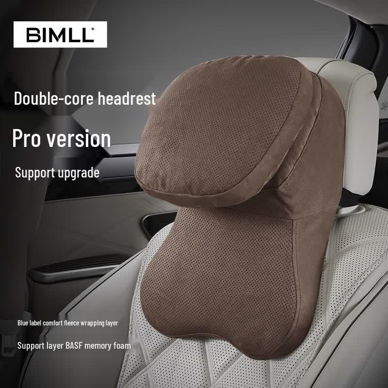 BIMLL Dual Core PRO Memory Foam Car Neck Pillow