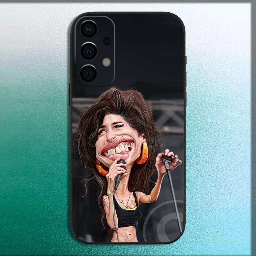 Singer Amy W-Winehouse Phone Case For Samsung Galaxy A13,A21s,A22,A31,A32,A52,A53,A71,A80,A91 Soft Black Cover Samsung a514g