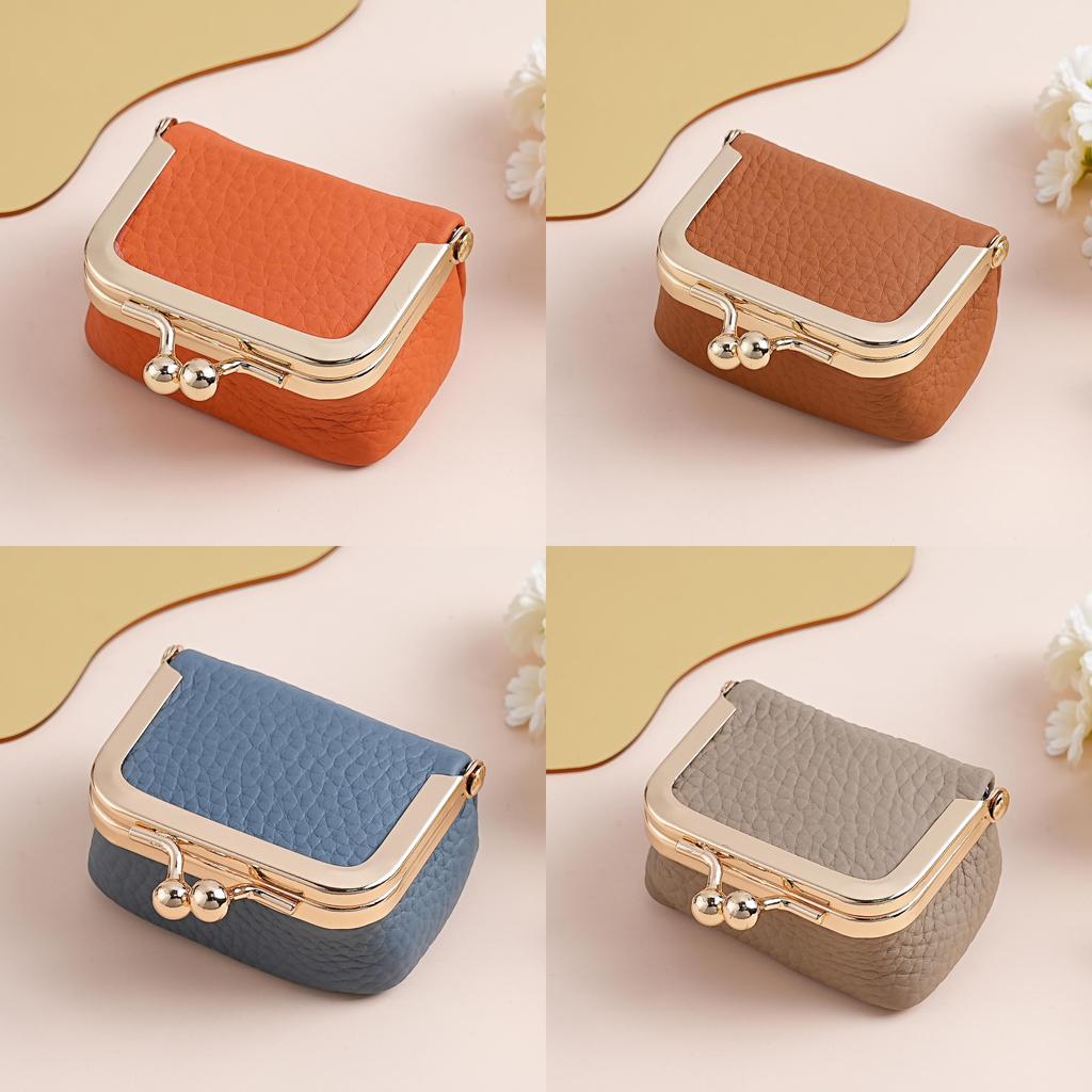 Baellerry Genuine Leather Ladies Coin Wallet With Card Holder For Daily Use