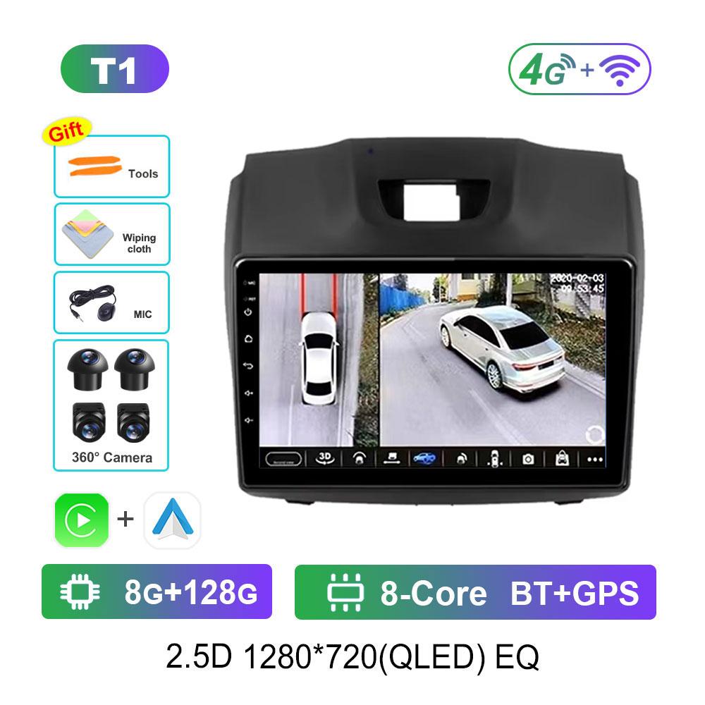 For Chevrolet Holden S10 TRAILBLAZER COLORADO ISUZU DMAX Car Radio Multimedia Player Android System DSP Stereo QLED Screen WiFi