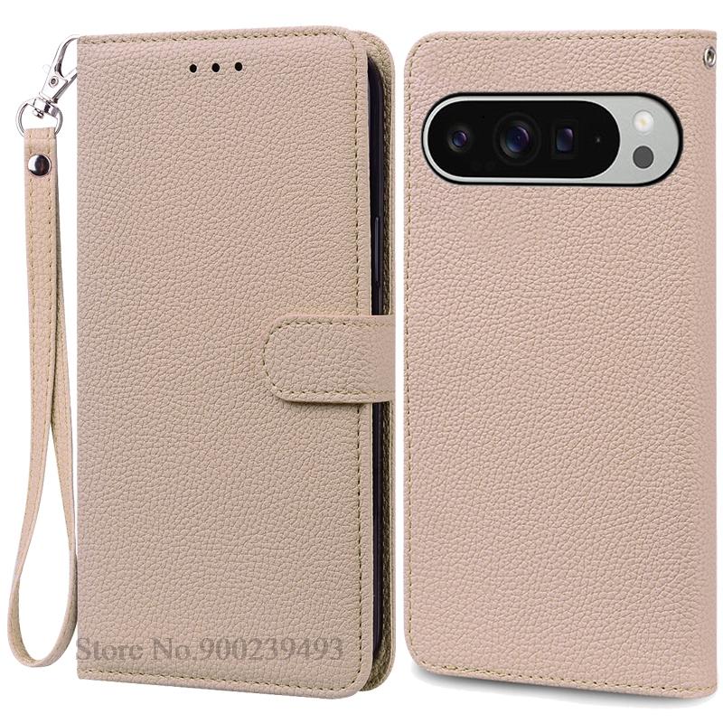 For Google Pixel 9 Case Google Pixel 9 Pro XL Case Wallet Flip Leather Cover For Google Pixel 9 Pro Case Pixel9 9Pro Etui Fundas