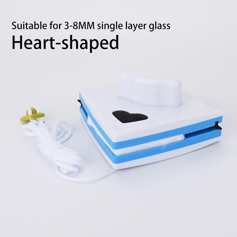 Double-Sided Glass Window Cleaner Triangle Multi-Function Double-Sided Magnetic Glass Cleaner Car Window Cleaning Tool