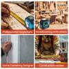3 In 1 Laser Tape Measure Distance Meter Digital Tape Measure High Precision 40M Retractable Roll Cord Rangefinde Measuring Tool