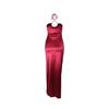 European and American Style Sexy Neck Dress, New Hollow Lace-up Side High Split High-end Nightclub Dress