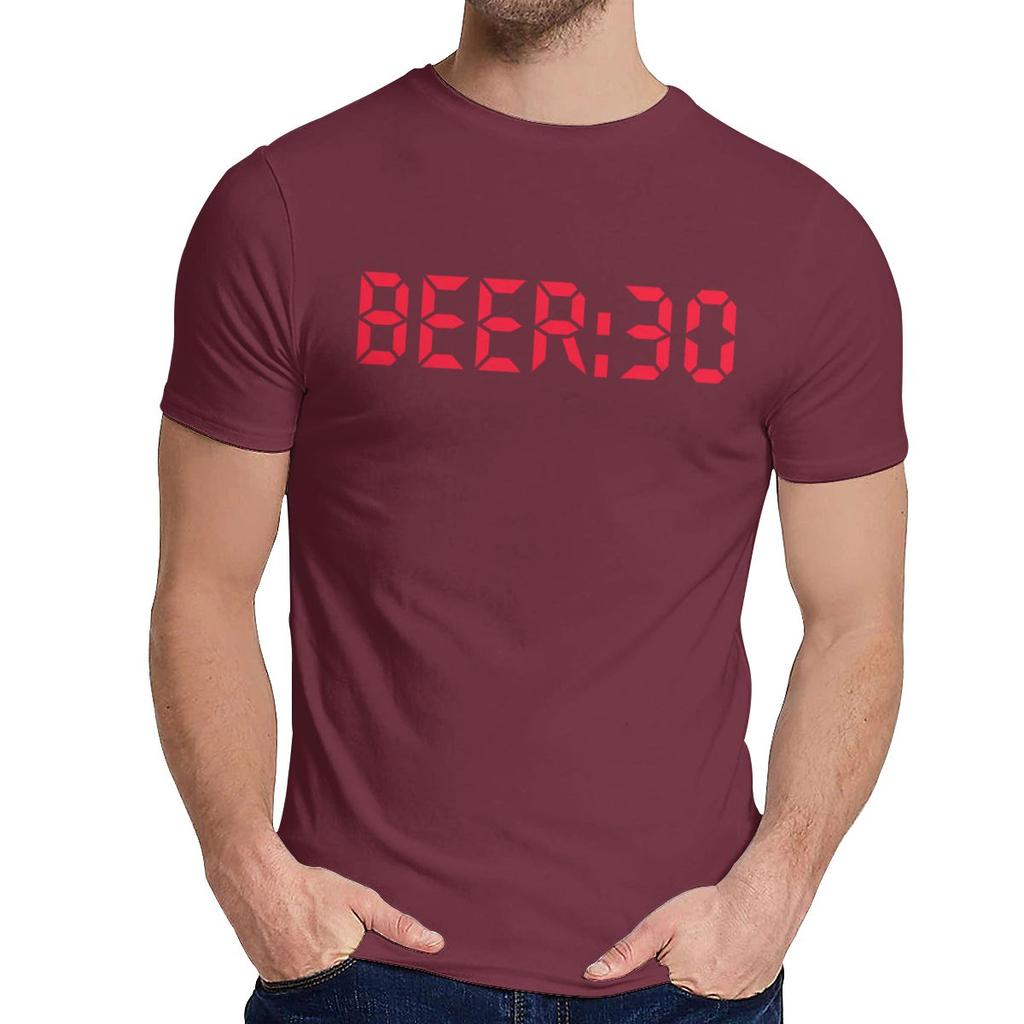 Quality Cotton Beer Oclock T Shirt Unisex Unique Design Nice Classic Round Neck Camiseta