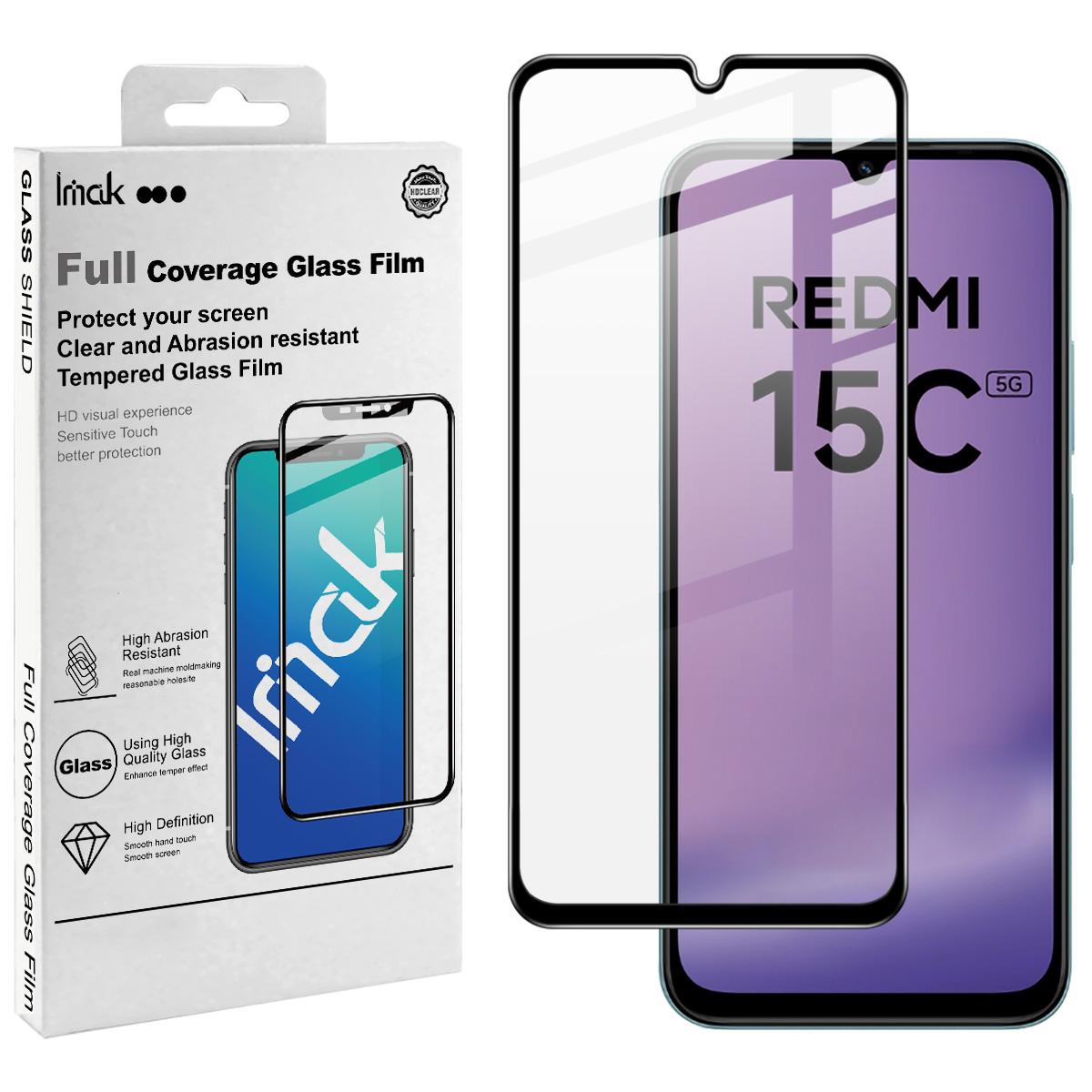 

Для Redmi 15C 5G Стекло IMAK Полное покрытие Закаленное стекло Пленка Серия Pro+ Redmi 15C 5G