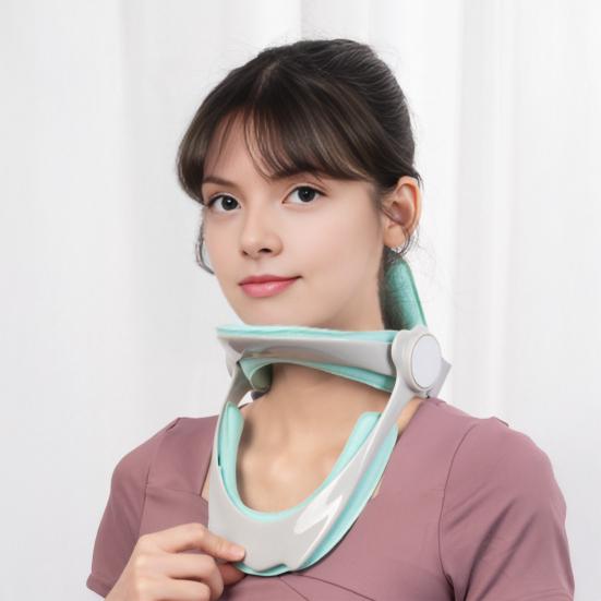Adjustable Cervical Traction Device Neck Support Brace Pain Relief Posture Corrector Stretcher Spine Protector for Neck Pain Relief Posture