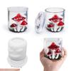Food Grade Silicone Mushroom Jar Mould for Epoxy Resin Craft Reusable Art Projects Supplies